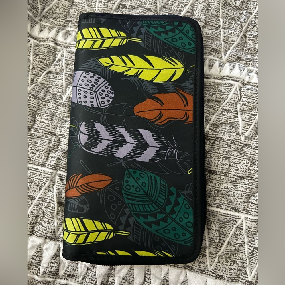 Thirty One Save Your Way Coupon Clutch Wallet Inserts Falling Feathers
